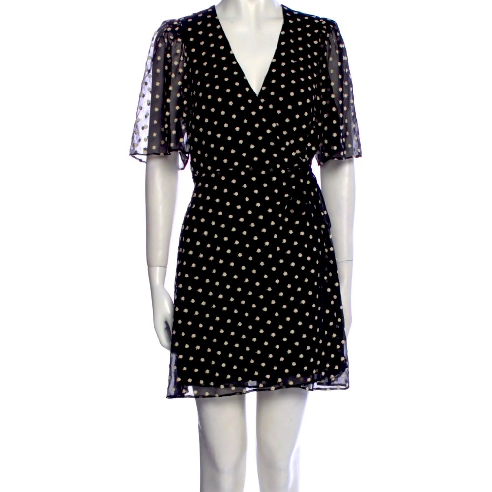 Alice + Olivia polka dot wrap dress